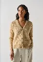Cardigan femme en mohair et soie