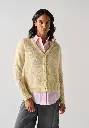Cardigan femme en mohair et soie