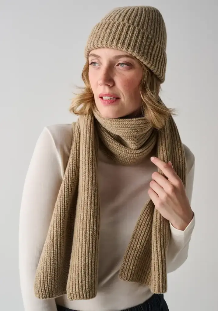 Parure laine et alpaga pour femme