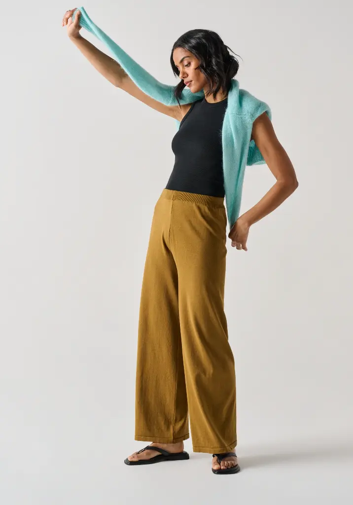 Pantalon femme 100% coton bio