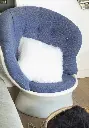 Coussin décoratif en mérinos