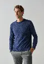 Pull homme col rond laine et cachemire
