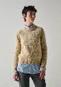 Pull femme col rond en mohair des Pyrénées