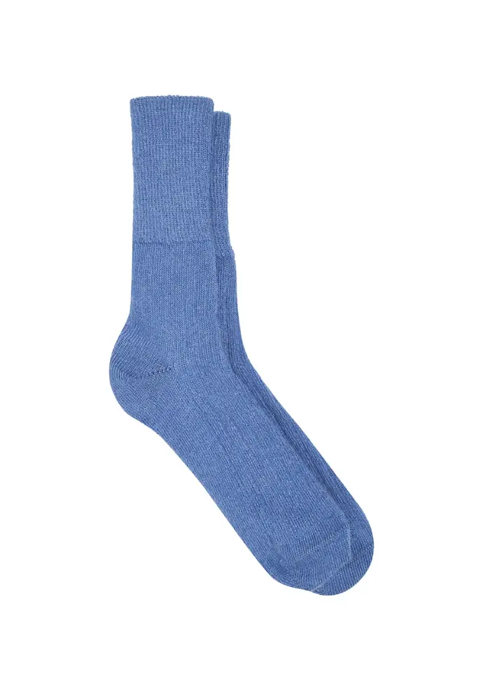Chaussettes mixtes mohair sans élastique santé +