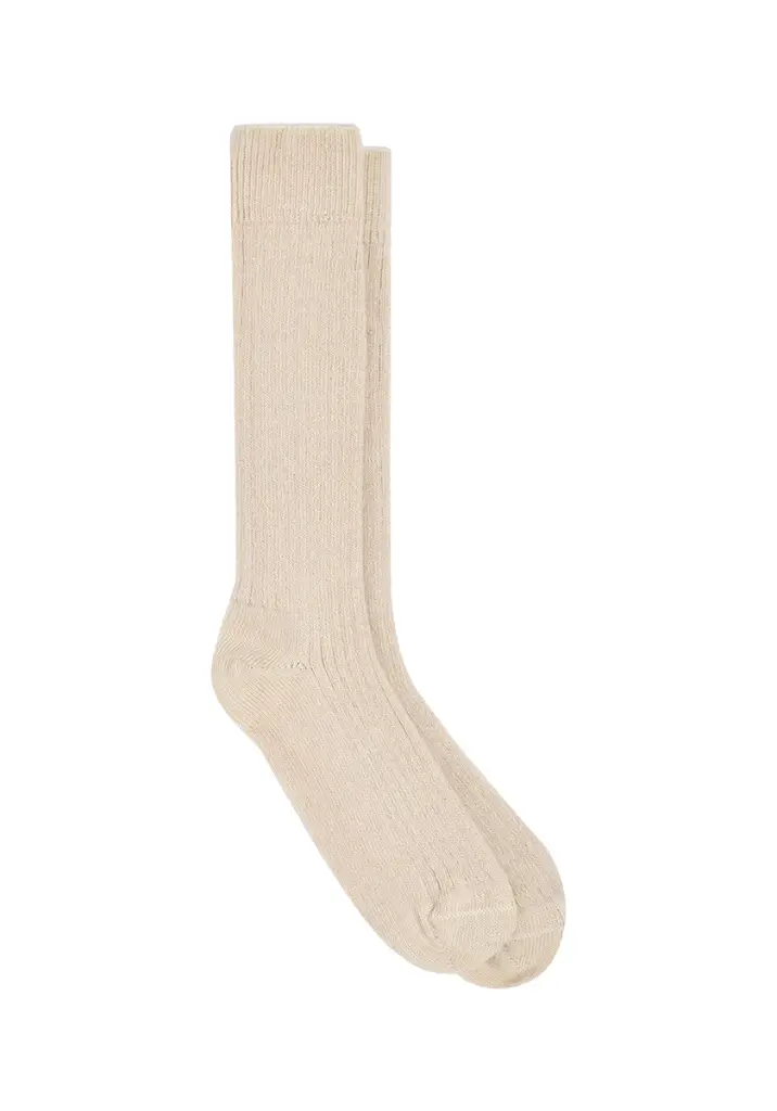 Mi-bas mixtes grand confort en mohair