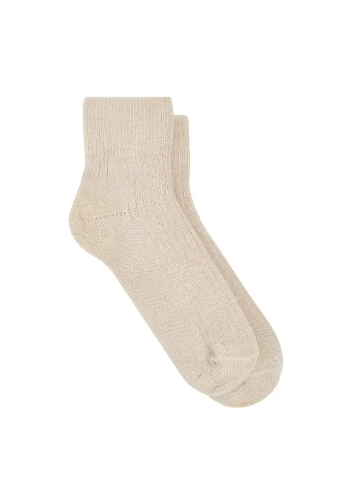 Socquettes mixtes en mohair de chevreau