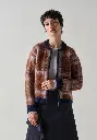 Gilet femme zippé jacquard