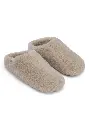 Mules femme en laine naturelle et alpaga