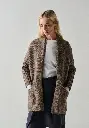 Gilet long femme en yack et laine