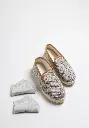 Pack chaussons et socquettes lin et coton
