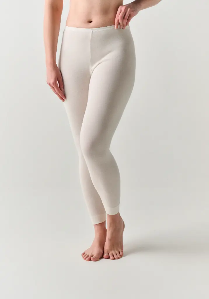 Caleçon femme chaud en coton laine et soie