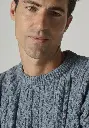 Pull homme col rond en laine de yack