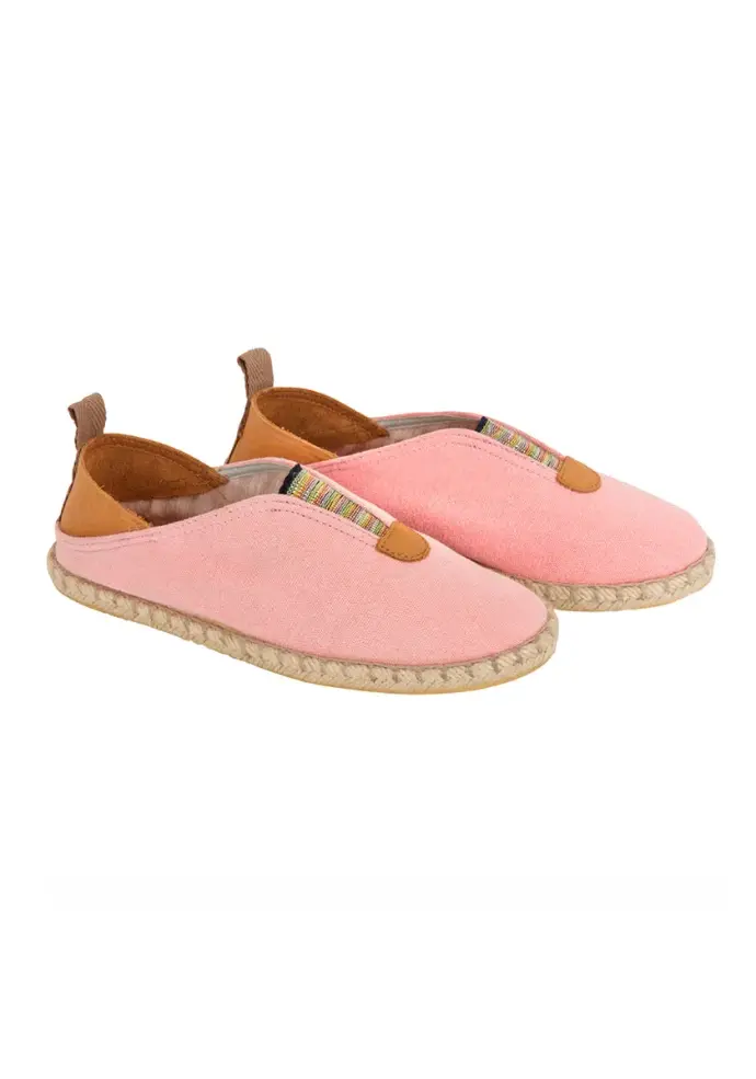 Chaussures femme en toile avec élastique d'aisance