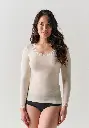 Sous vêtement chaud femme laine et soie