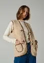 Gilet en laine de mouton femme