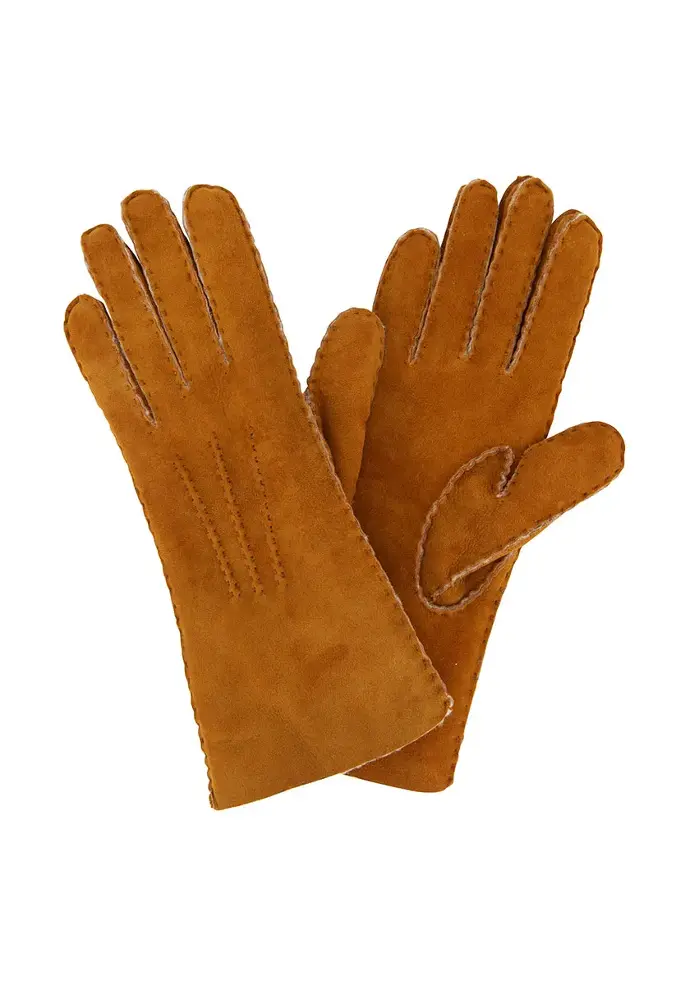 Gants mixtes en peau lainée