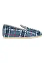 Chaussons pour homme à motif écossais
