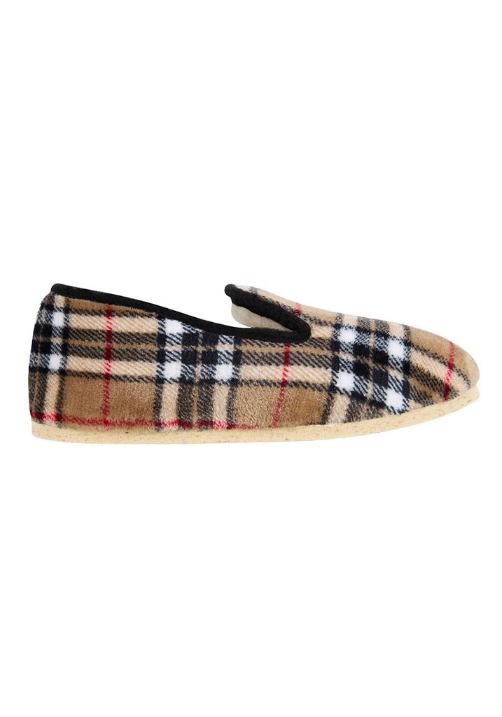 Chaussons pour homme à motif écossais