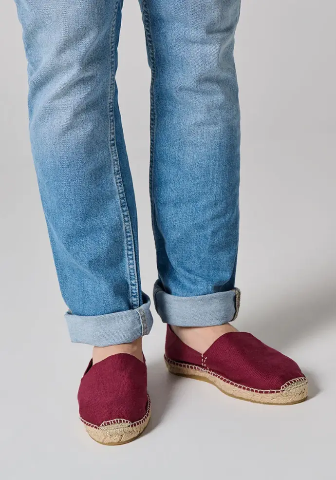 Espadrilles mixtes cousues main