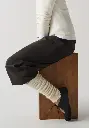 Jambières femme en laine mohair