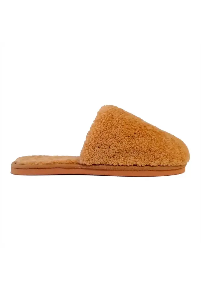 Mules pour femme en peau d´agneau