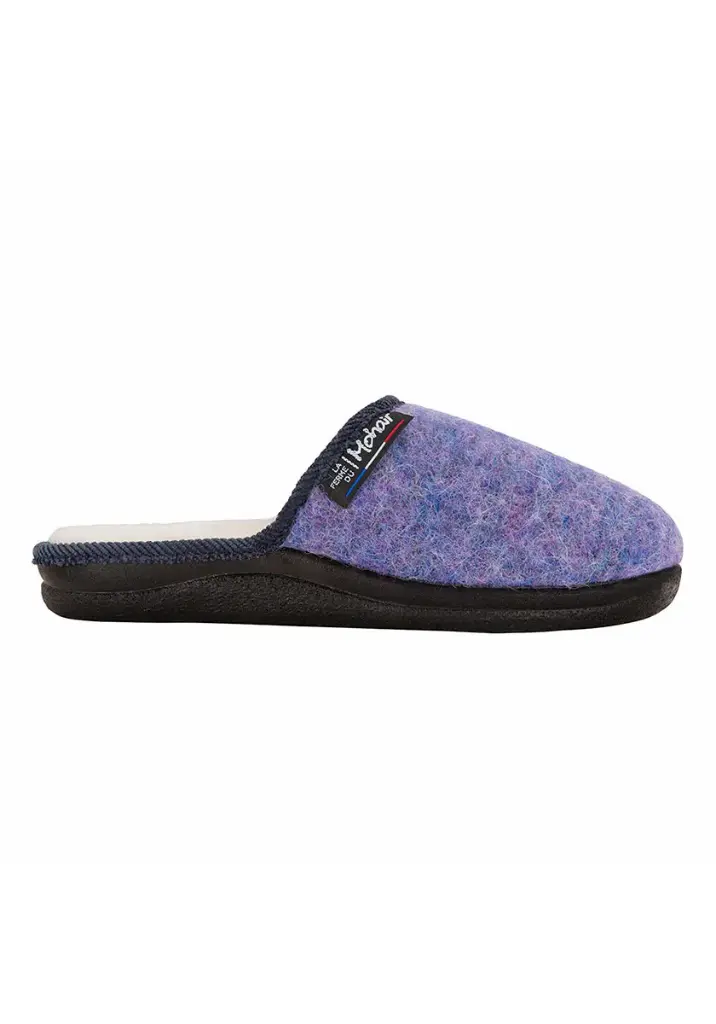 Mules femme moelleuses fourrées