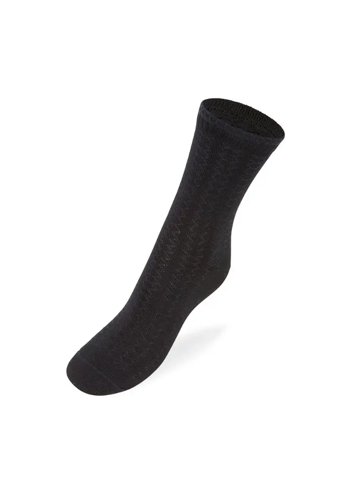 Chaussettes femme coton maille ajourée