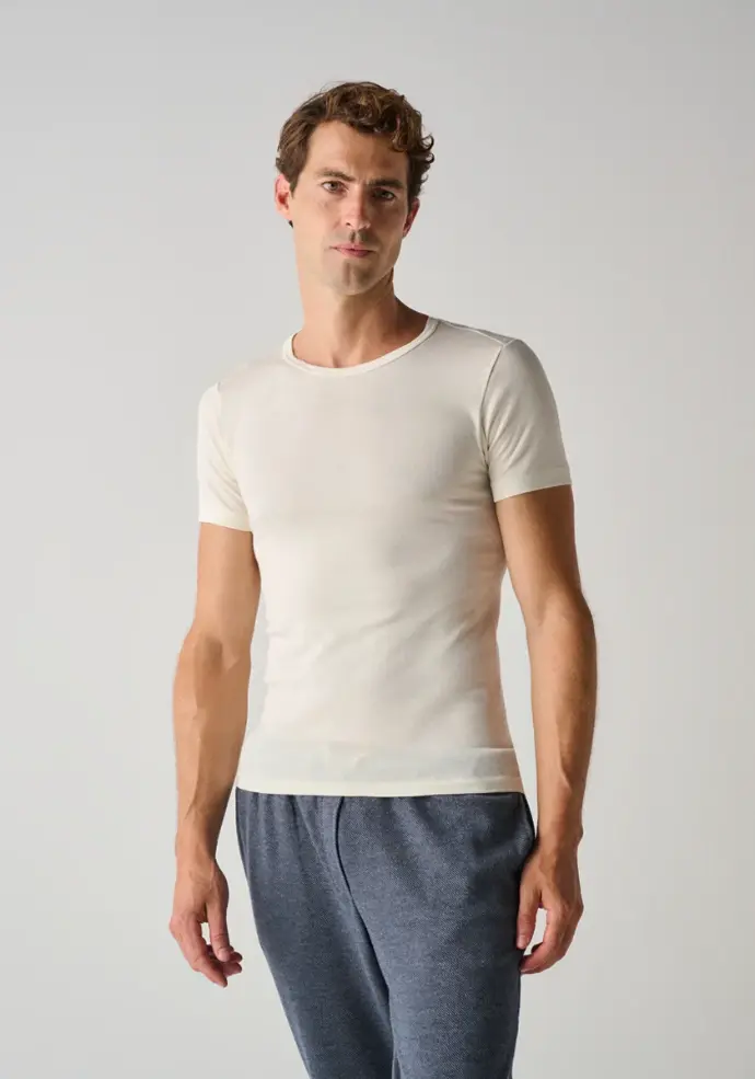 T-shirt chaud homme manches courtes