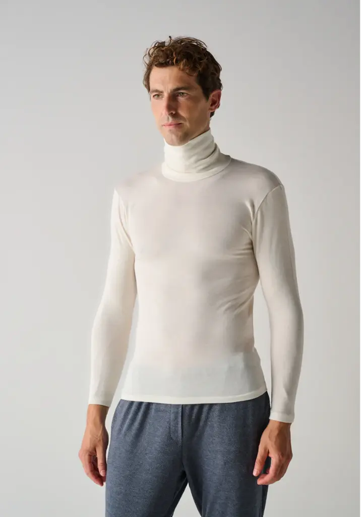 sous pull col roulé homme