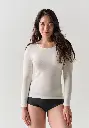 Sous vêtement chaud femme en laine et soie