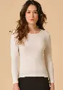 Sous vêtement chaud femme en laine et soie