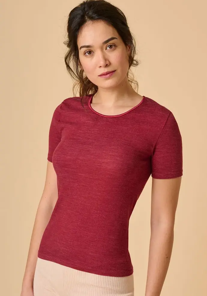 Sous vêtement chaud  femme en laine et soie