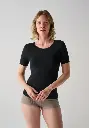 Sous vêtement chaud  femme en laine et soie
