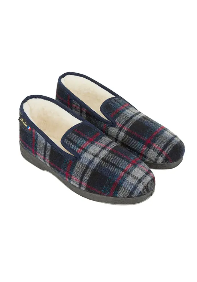 Chaussons mixtes à carreaux