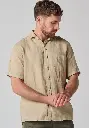 Chemise homme lin manches courtes