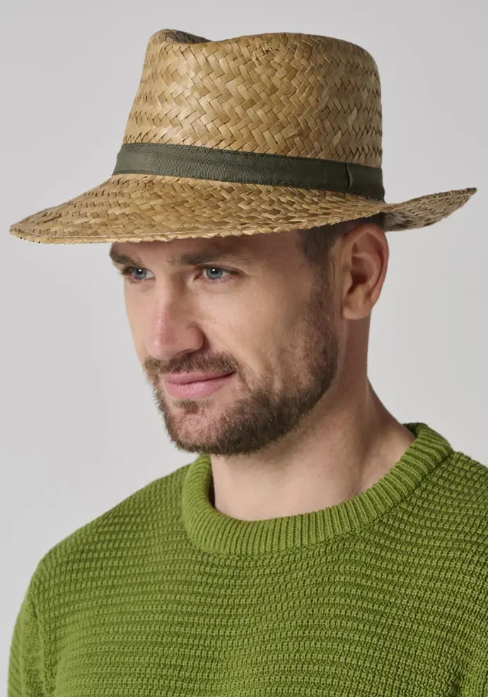Chapeau en paille pour homme