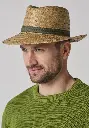 Chapeau homme en 100% paille