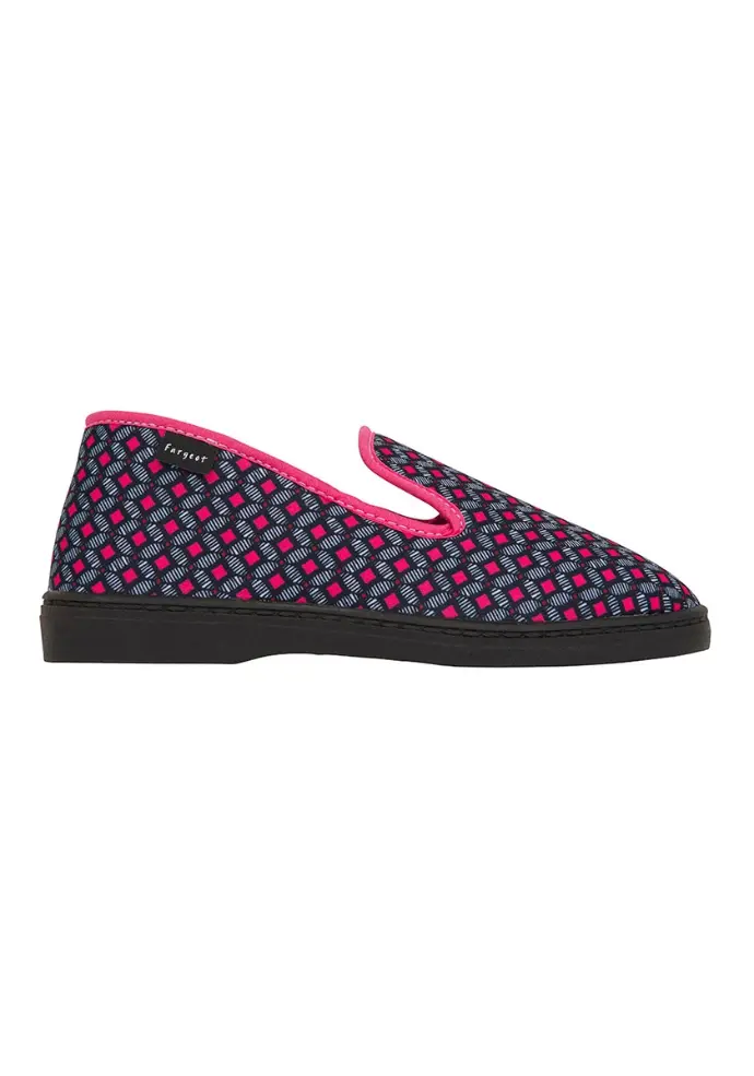 Pantoufles femme semelle elastomère