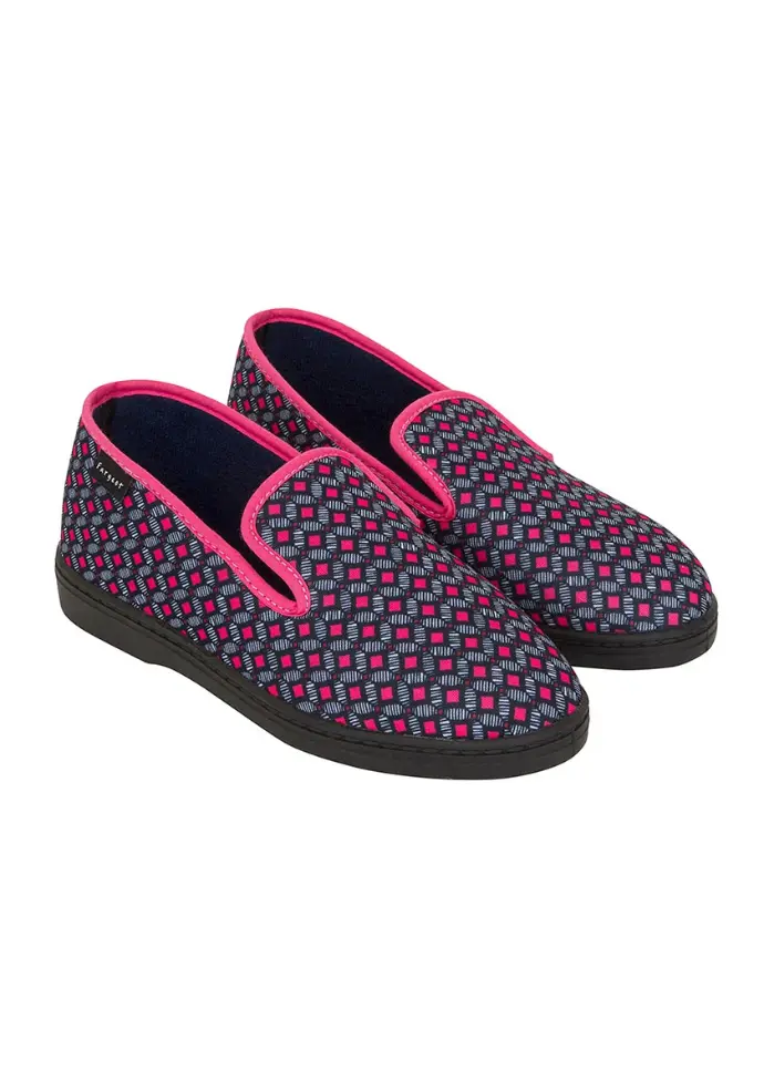 Pantoufles femme semelle elastomère