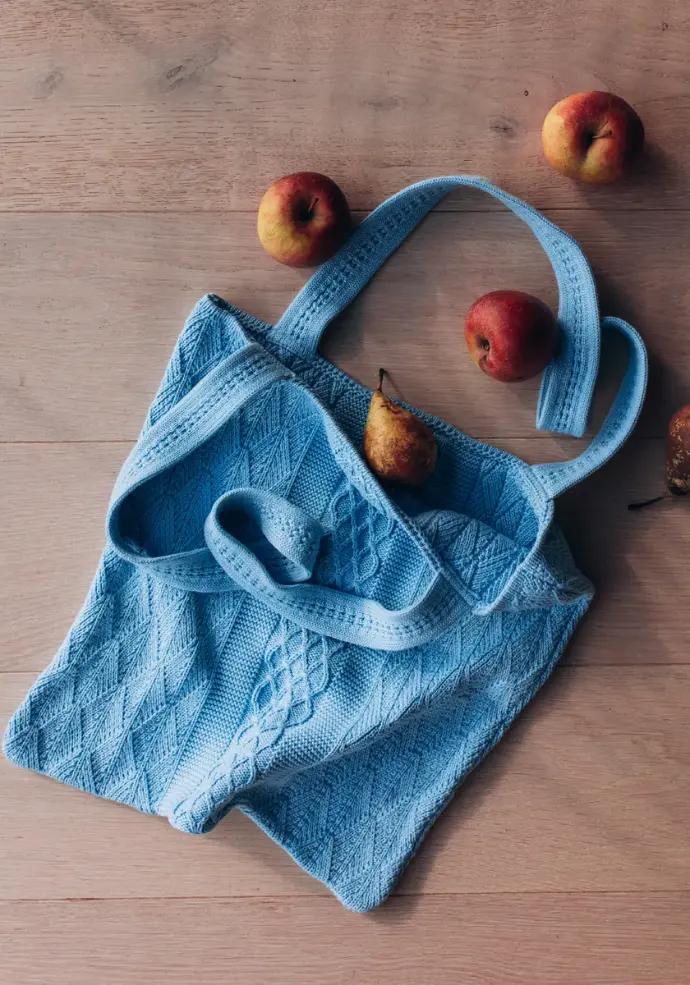 Sac tricot en coton bio