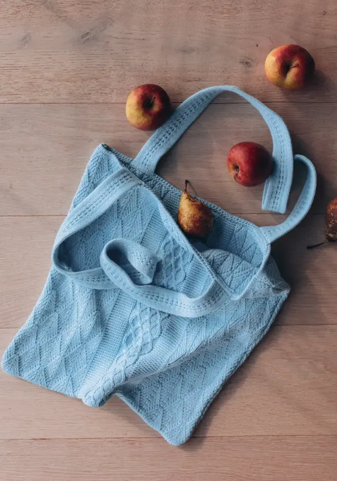 Sac tricot en coton bio