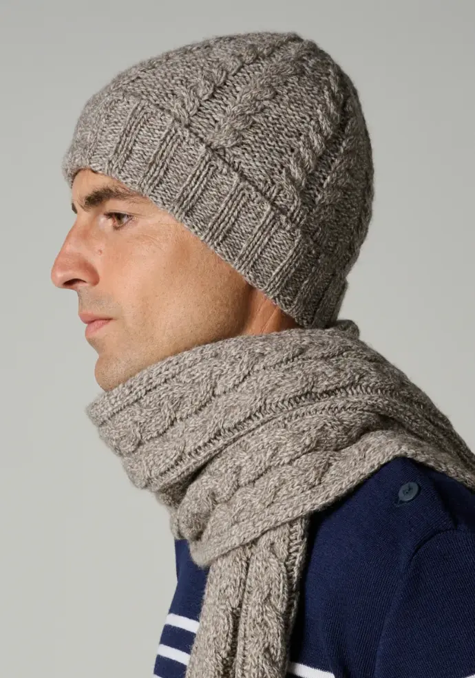 Bonnet chaud pour homme en  yack