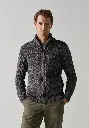 Blouson homme zippé col montant