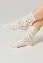 Chaussettes mixtes en mohair de chevreau