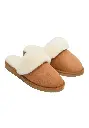 ​Mules femme en peau fourrées laine