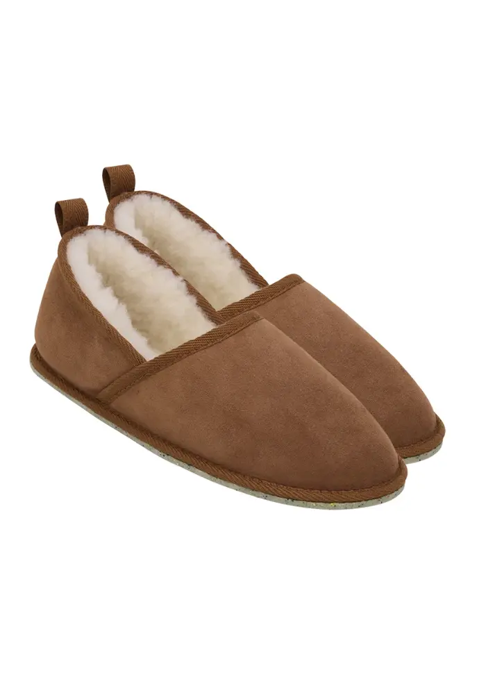 ​Chaussons femme en peau semelle recyclée