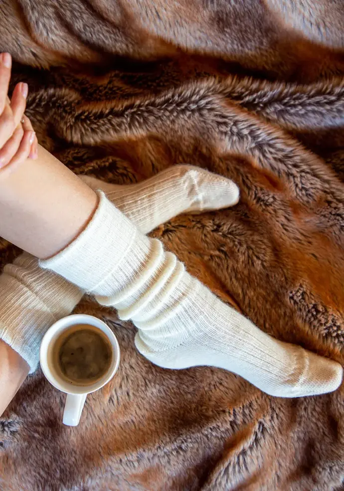 Chaussettes mixtes mohair grand confort