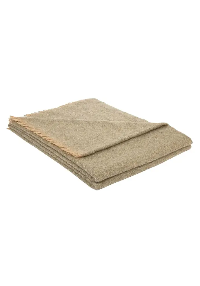 Plaid chaud en baby lama