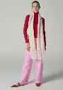 Echarpe à franges en mohair pour femme