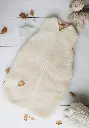 Turbulette zippée en laine d´agneau